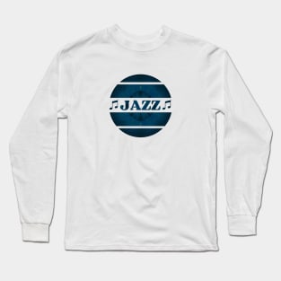 Jazz explosion in blue Long Sleeve T-Shirt